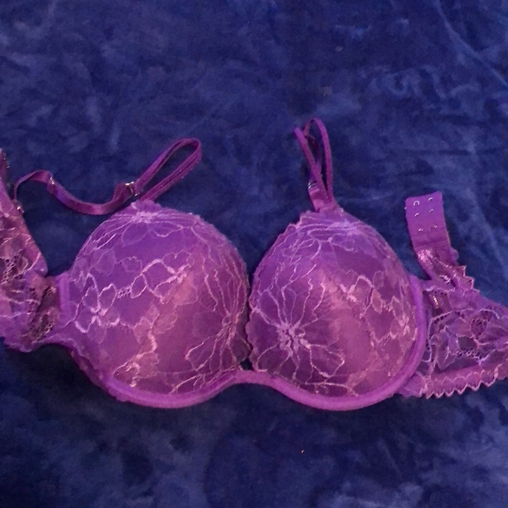 Purple La Senza lace bra - Picture 4 of 4